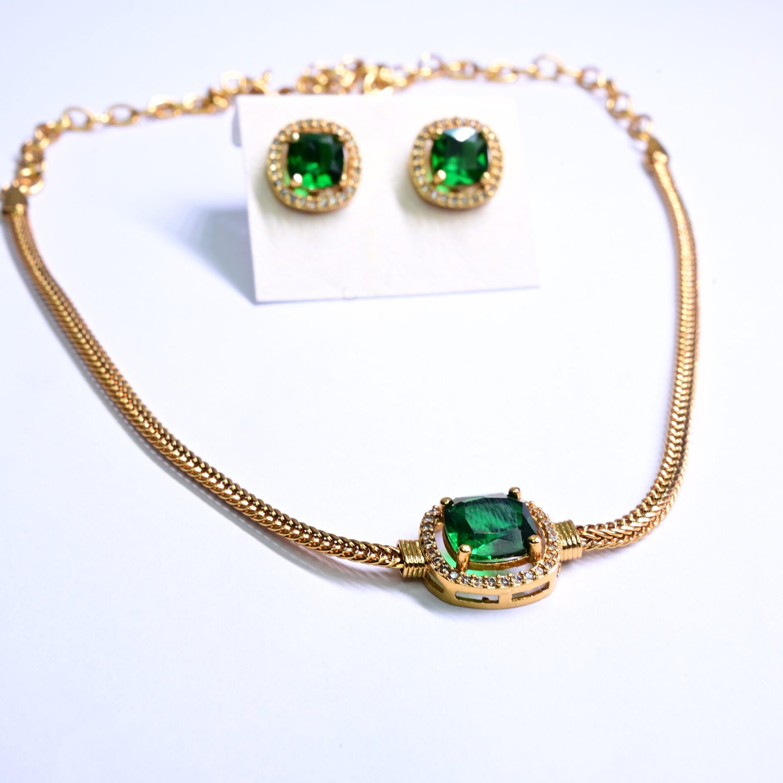 Trending Green Stone Necklace