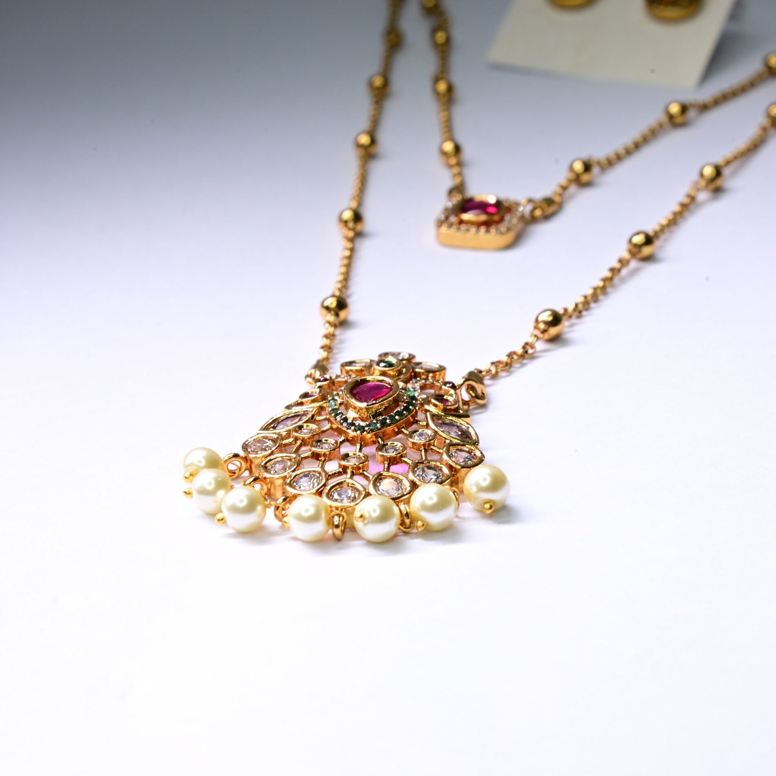 Trenidng Peack pendant Double layer Long Haram