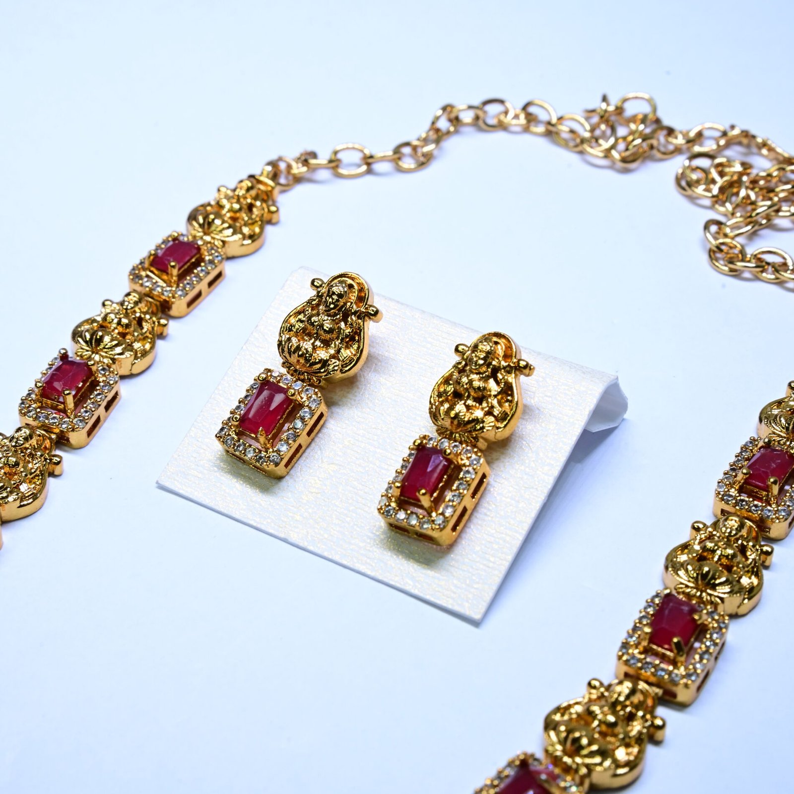 Stone Laxmi Necklace