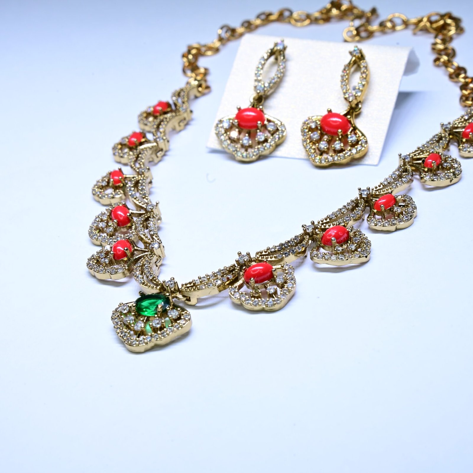 Trending Ruby pearl Desiner Necklace