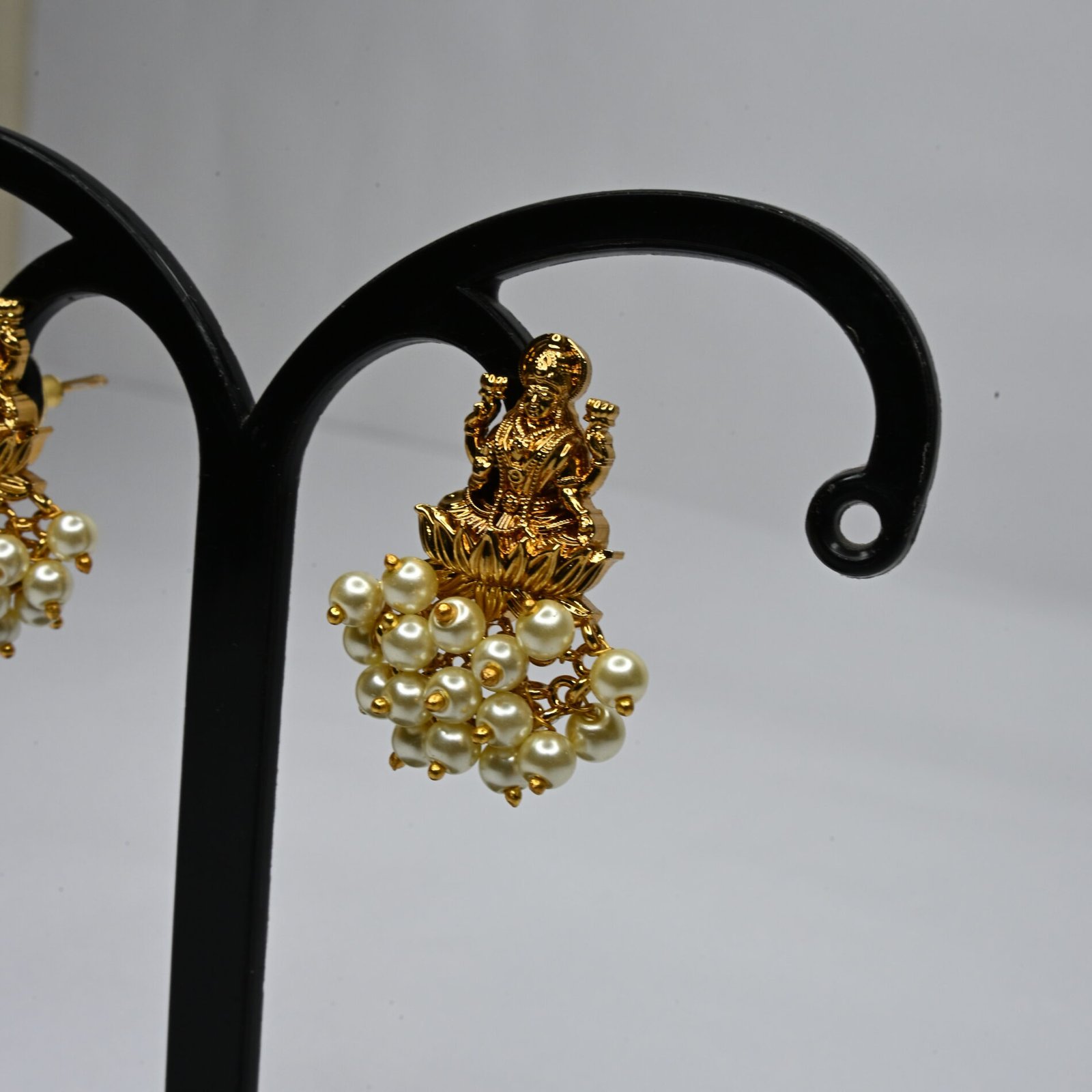 Laxmi Cluster Beads Earrings