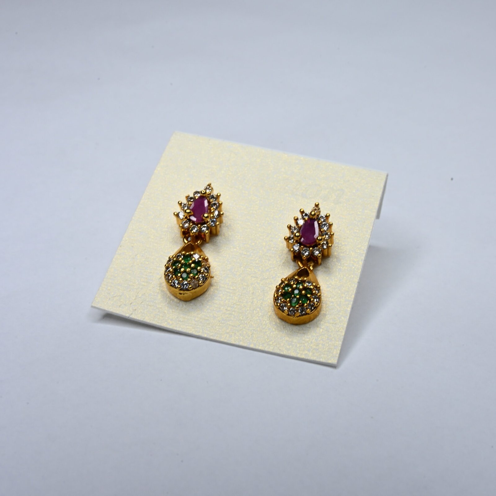 Red Stone Studs