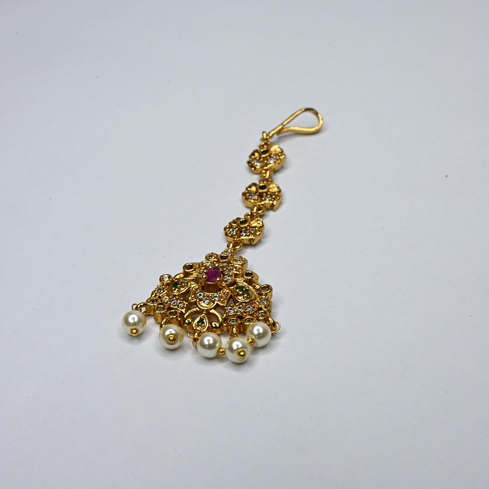 Multi Stone Maang Tika