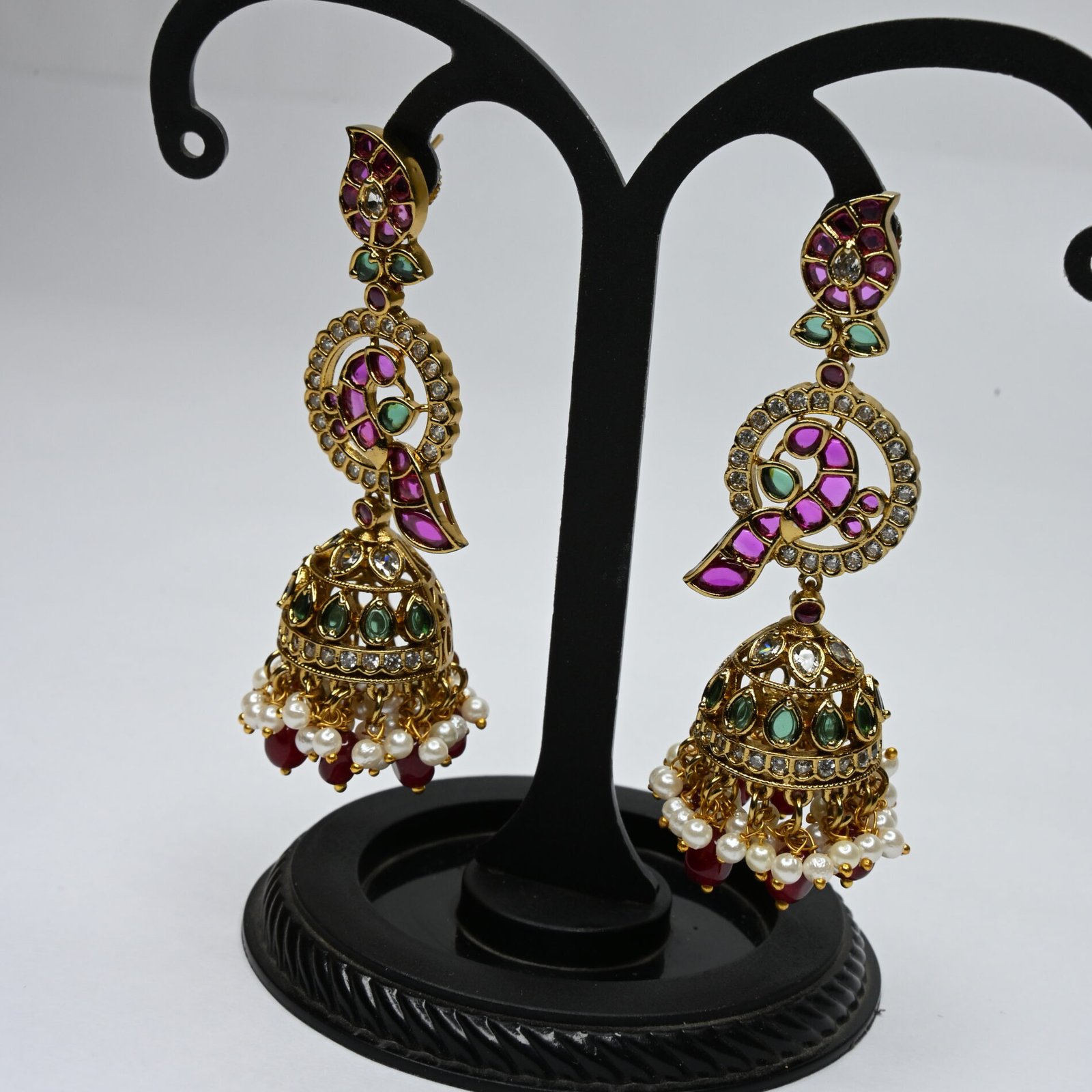 Elagant Peacock Design Butta earrings