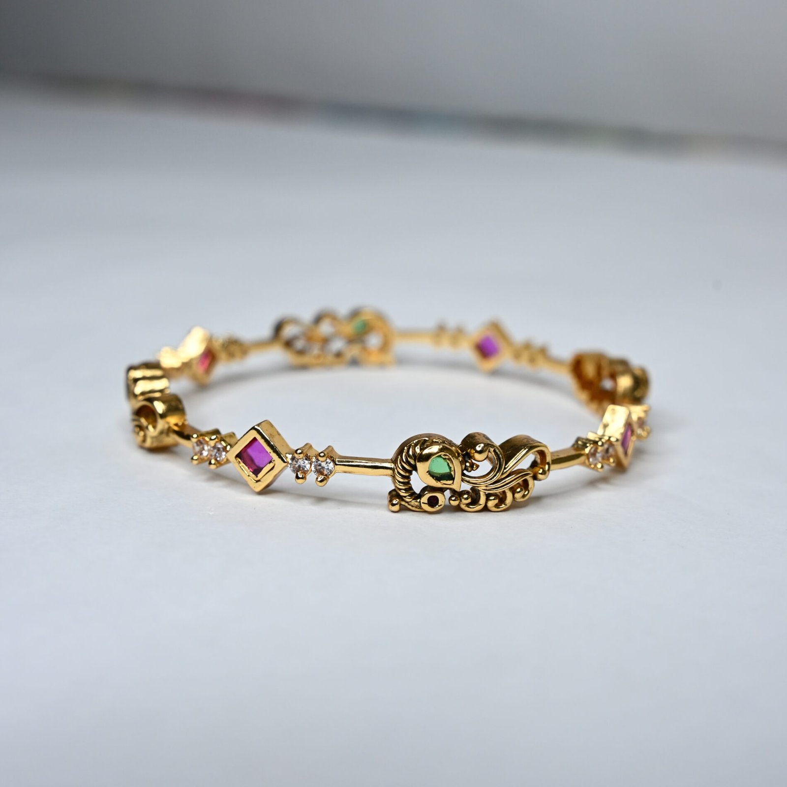 Peacock Design Bangles