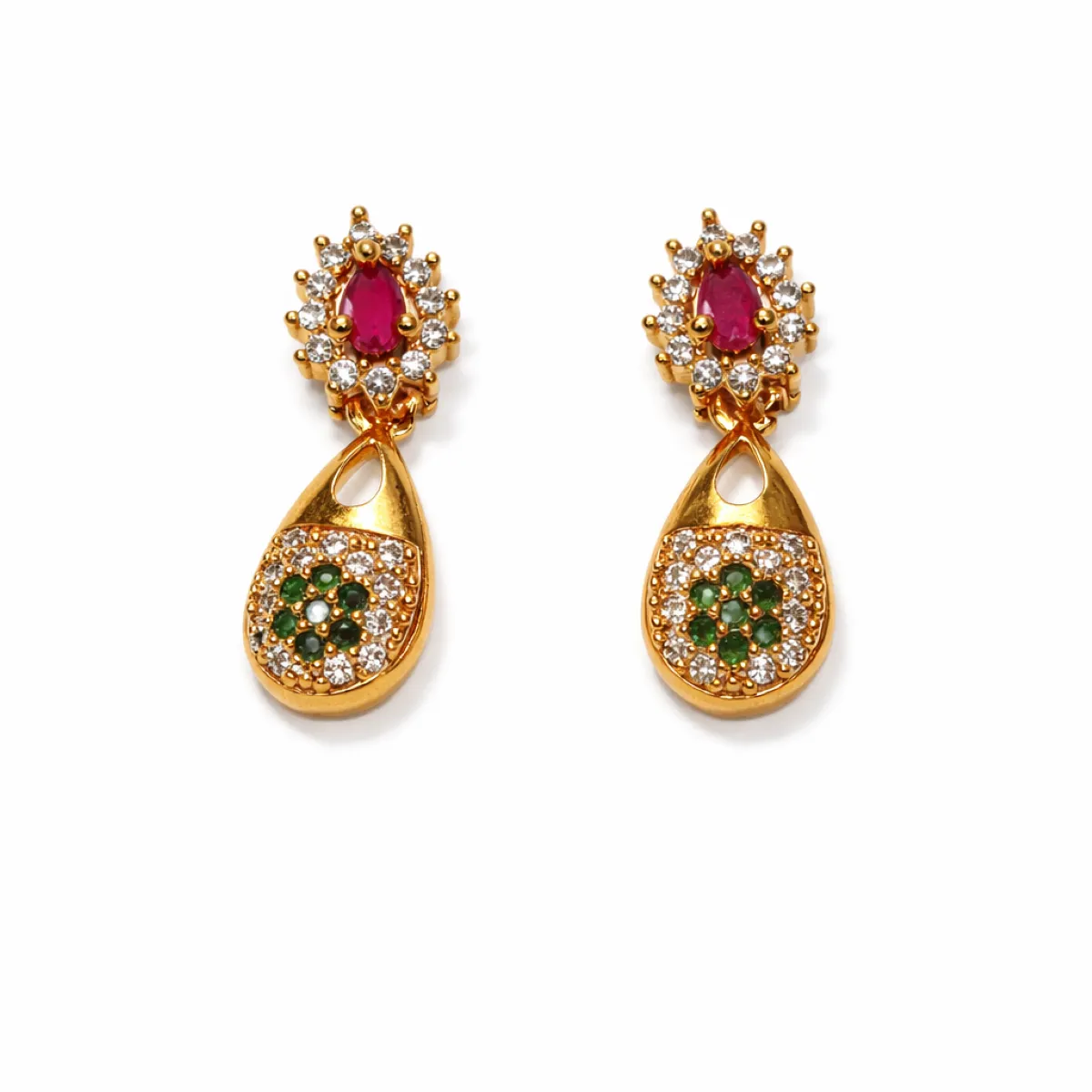 Multi Stone Earrings