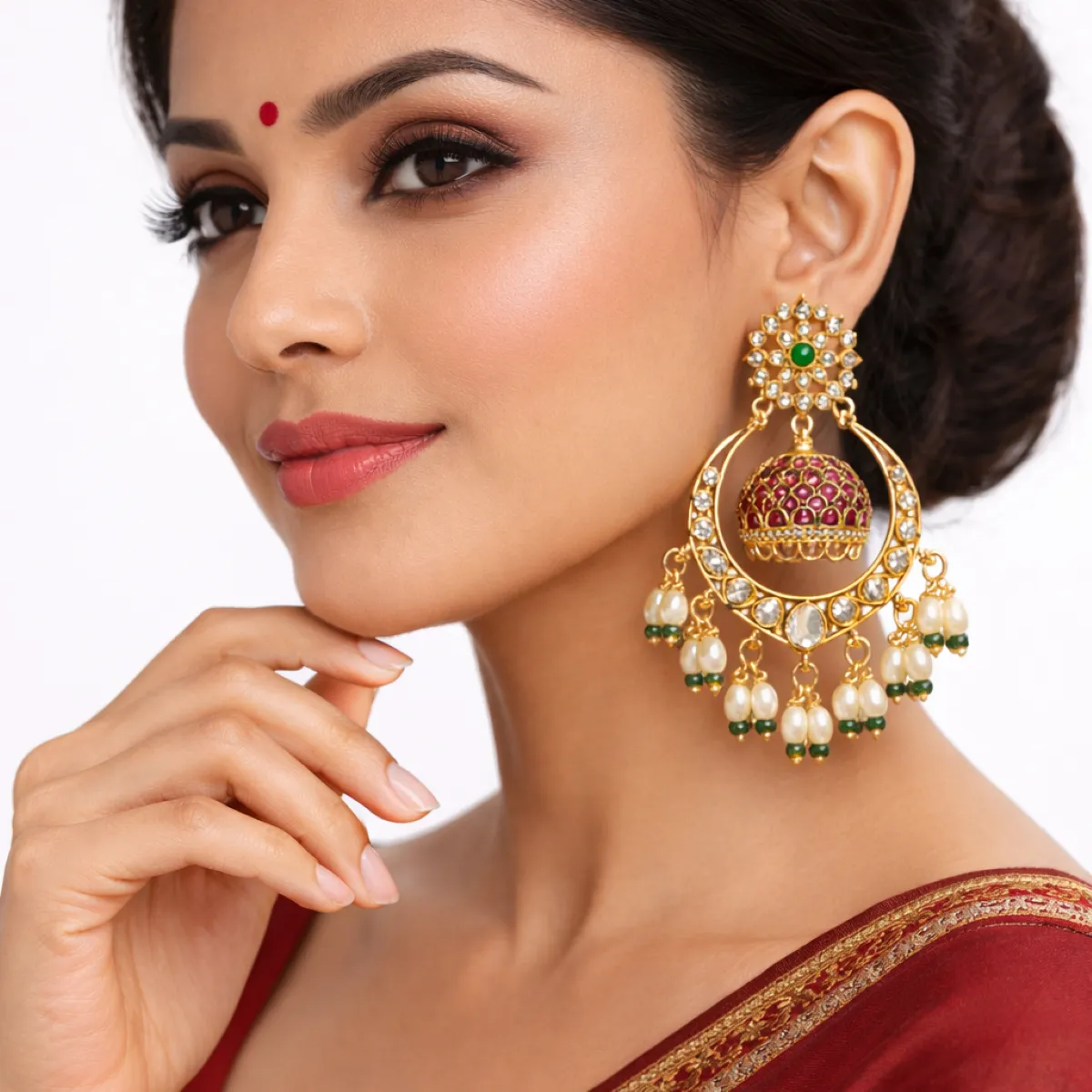 Serene beauty in traditional attire (Square)_result Serene beauty in traditional attire (Square)_result