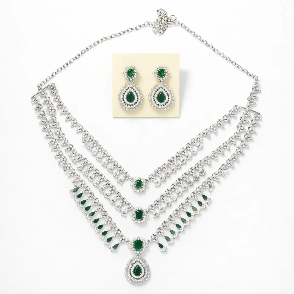 3 Layer Silver Long Haram