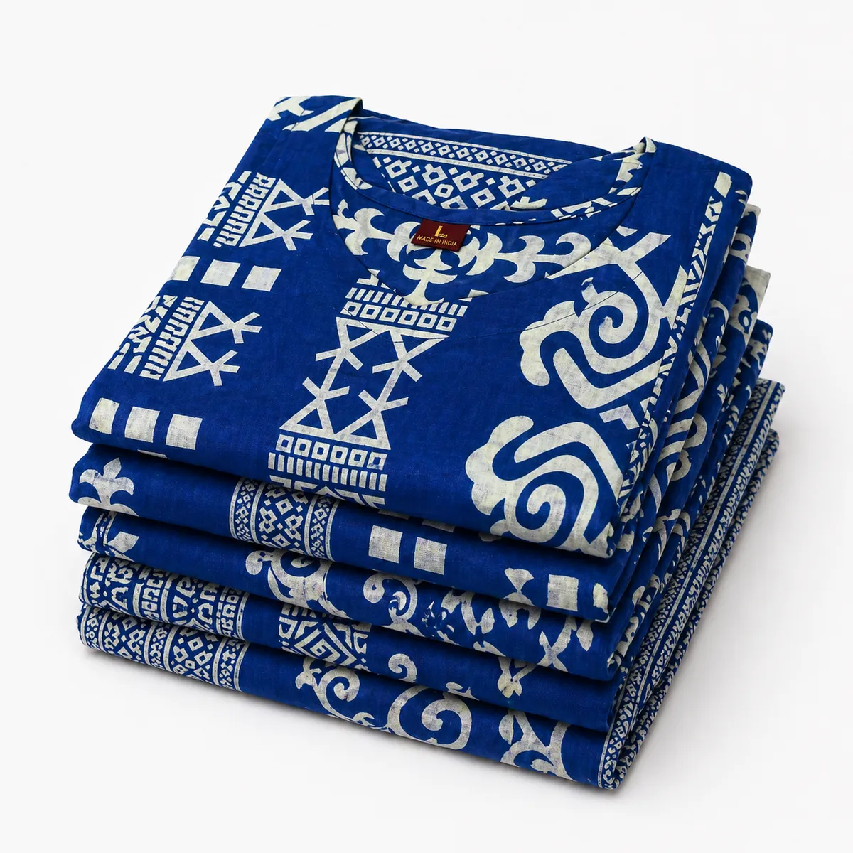 Jamdani Cotton (Blue)
